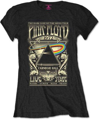 Pink Floyd Ladies T-Shirt - Carnegie Hall Poster