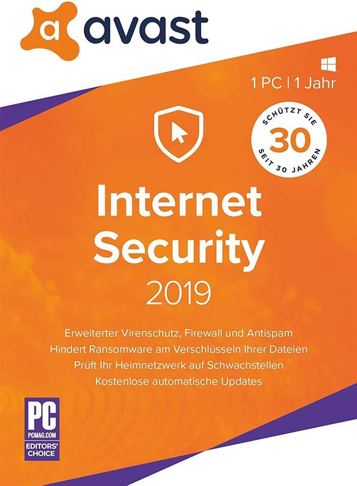 AVAST Internet Security 2019 [1 PC]