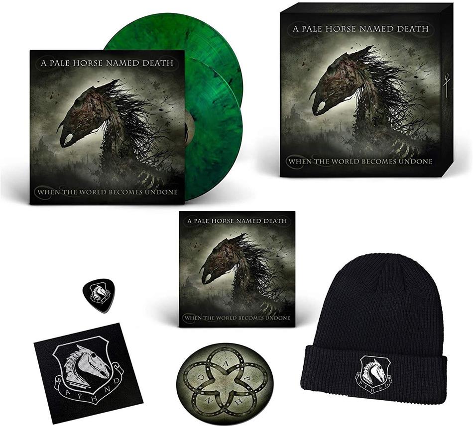 A Pale Horse Named Death - When The World Becomes Undone (2019 Reissue, Boxset, Green-Black Marbled Vinyl, 2 LPs + CD + Digital Copy)