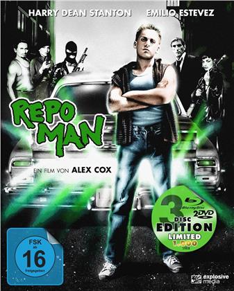 Repo Man (1984) (Limited Edition, Mediabook, Blu-ray + 2 DVDs)