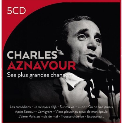 Charles Aznavour - Ses Plus Grandes Chansons (Box, 5 CDs)