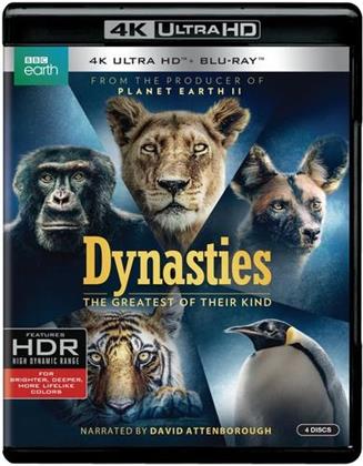 Dynasties - The Greatest of their Kind (2018) (BBC Earth, 2 4K Ultra HDs + 2 Blu-rays)
