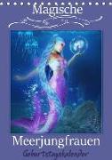Magische Meerjungfrauen (Tischkalender immerwährend DIN A5 hoch)