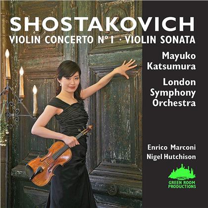 Dimitri Schostakowitsch (1906-1975), Enrico Marconi, Nigel Hutchison, Mayuko Katsumura & The London Symphony Orchestra - Violin Concerto 1, Violin Sonata