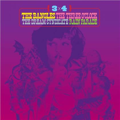 The Bangles, The Three Oclock, The Dream Syndicate & Rain Parade - 3 X 4 (2 LP)