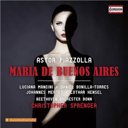 Astor Piazzolla (1921-1992), Christoph Sprenger, Daniel Bonilla Torres, Luciana Mancini & Beethoven Orchester Bonn - Maria De Buenos Aires (2 CDs)
