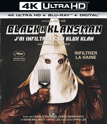 BlacKkKlansman - J'ai infiltré le Ku KLux Klan (2018) (4K Ultra HD + Blu-ray)