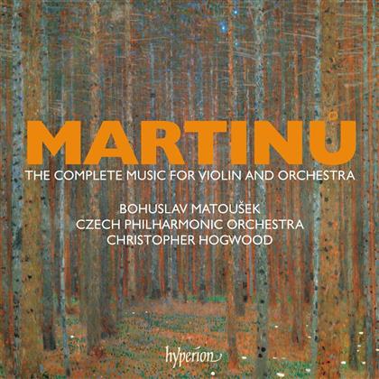 Bohuslav Martinu (1890-1959), Christopher Hogwood, Bohuslav Matousek & The Czech Philharmonic Orchestra - The Complete Music for Violin and Orchestra (4 CDs)