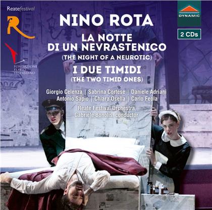 Nino Rota (1911-1979), Gabriele Bonolis & Reate Festival Orchestra - La Notte Di Un Nevrastenico / I Due Timidi (2 CDs)
