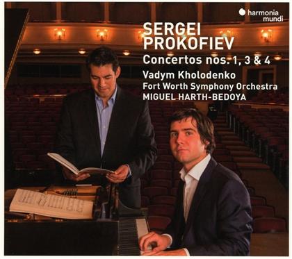 Serge Prokofieff (1891-1953), Miguel Harth-Bedoya, Vadym Kholodenko & Fort Worth Symphony Orchestra - Piano Concertos No. 1, 3 & 4