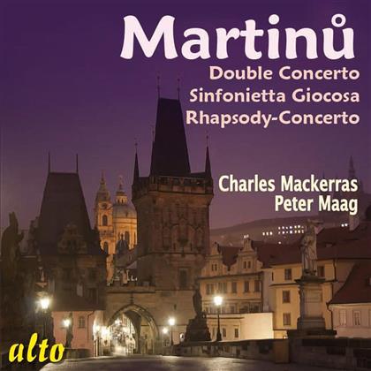 Bohuslav Martinu (1890-1959), Sir Charles Mackerras, Peter Maag, Staatsphilharmonie Brünn, Australian Chamber Orchestra, … - Orchestral Works - Double Concerto, Sinfonietta Giocosa, Rhapsody-Concerto