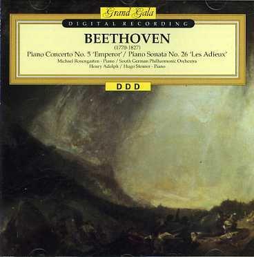 Ludwig van Beethoven (1770-1827) & Michael Rosengarten - Piano Concerto No.5 Emperor, Piano Sonata 26