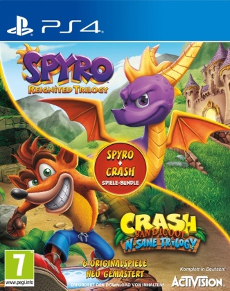 Spyro + Crash Remastered Spiele Bundle