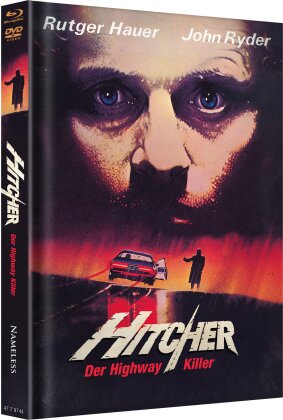 Hitcher - The Highway Killer (1986) (Cover A, Limited Edition, Mediabook, Blu-ray + DVD)