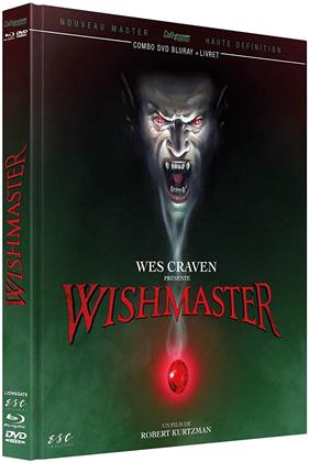 Wishmaster (1997) (Cult Edition, Mediabook, Version Remasterisée, Blu-ray + DVD)