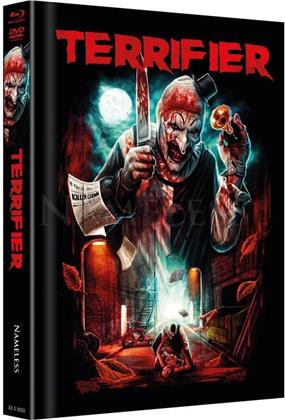Terrifier (2017) (Cover C, Limited Edition, Mediabook, Uncut, Blu-ray + DVD)