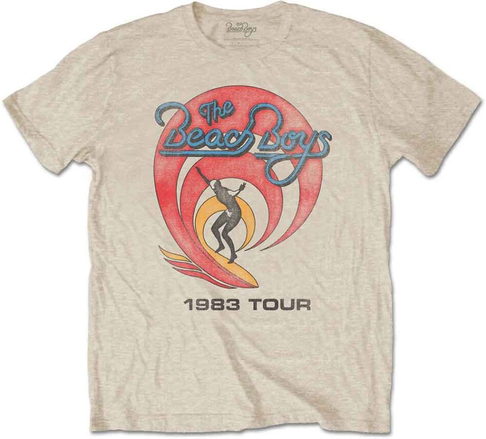 The Beach Boys Unisex T-Shirt - 1983 Tour (Sand)