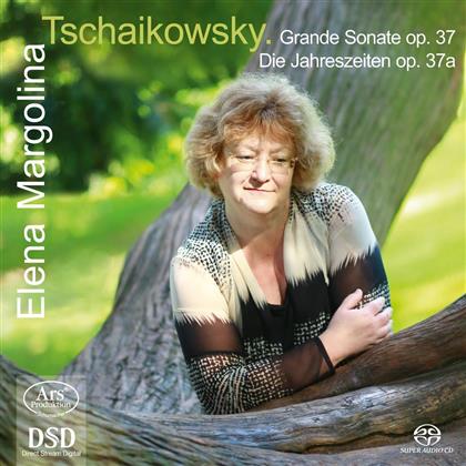 Peter Iljitsch Tschaikowsky (1840-1893) & Elena Margolina - Grande Sonate Op.37 / Die Jahreszeiten (2 Hybrid SACDs)