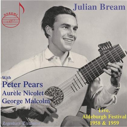Julian Bream, Peter Pears, John Dowland (1563-1626), Sir Benjamin Britten (1913-1976), … - Julian Bream At Aldeburgh Festival 1958-1959