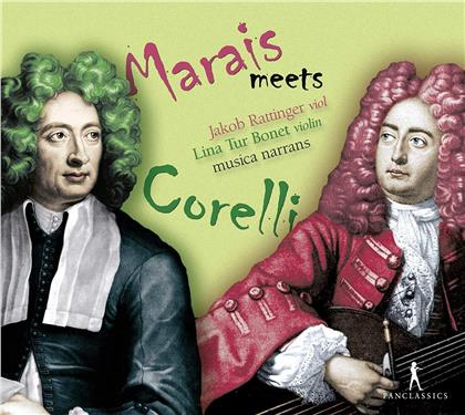 Corelli, Marin Marais (1656-1728), Lina Tur Bonet, Musica Narrans & Jakob D. Rattinger - Marais Meets Corelli
