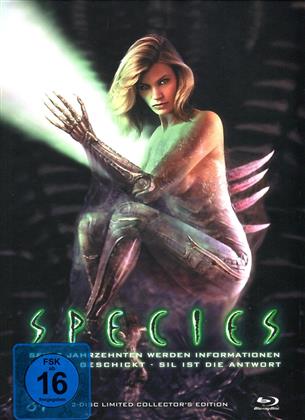 Species (1995) (Cover B, Collector's Edition, Limited Edition, Mediabook, Blu-ray + DVD)
