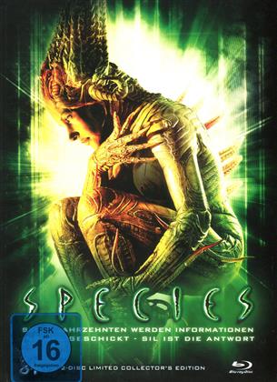Species (1995) (Cover C, Collector's Edition, Limited Edition, Mediabook, Blu-ray + DVD)
