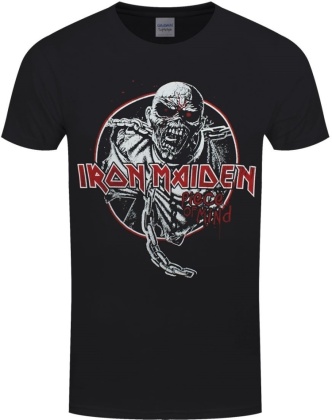 Iron Maiden Unisex T-Shirt - Piece of Mind Circle