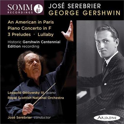 George Gershwin (1898-1937), Jose Serebrier, Leopold Godowsky III & The Royal Scottish National Orchestra - An American Paris / Piano Concerto In F / Lullaby