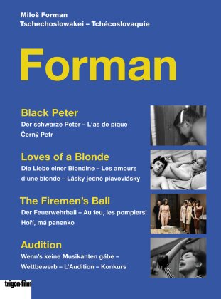 Forman - Black Peter / Loves of a Blonde / The Firemen's Ball / Audition (Trigon-Film, 3 DVD)