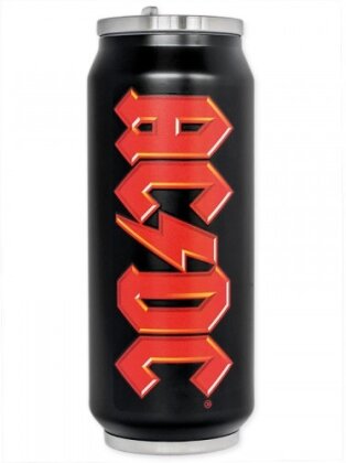 AC/DC: Logo - Trinkflasche in Dosenform