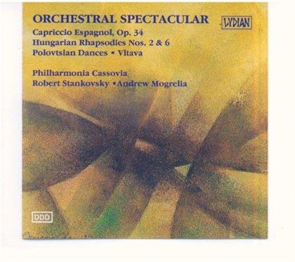 Nikolai Rimsky-Korssakoff (1844-1908), Alexander Borodin (1833-1887), Franz Liszt (1811-1886), Friedrich Smetana (1824-1884), Robert Stankovsky, … - Orchestral Spectacular - Capriccio Espagnol, Hungarian - Rhapsodies 2&6, Polovitsian Dances, Vltava
