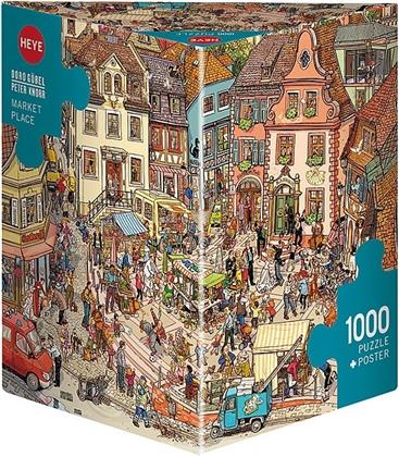 Market Place Triangular - 1000 Teile Puzzle