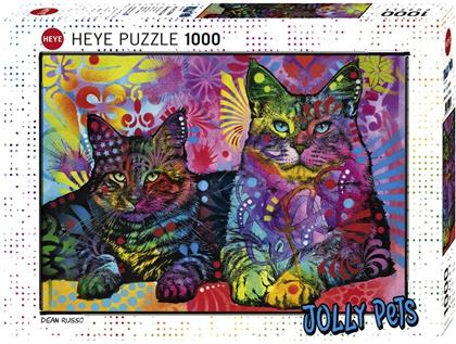 Devoted 2 Cats - 1000 Teile Puzzle