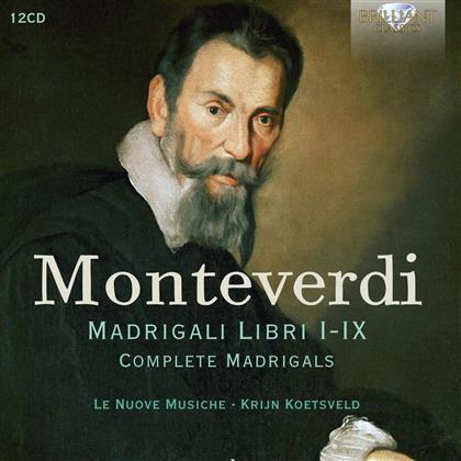 Claudio Monteverdi (1567-1643) & Le Nuove Musiche - Complete Madrigals - Sämtliche Madrigale (12 CDs)