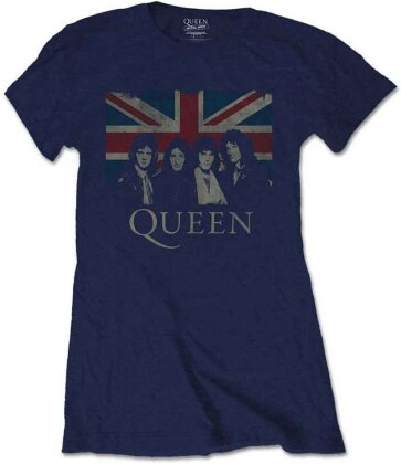 Queen Ladies T-Shirt - Vintage Union Jack