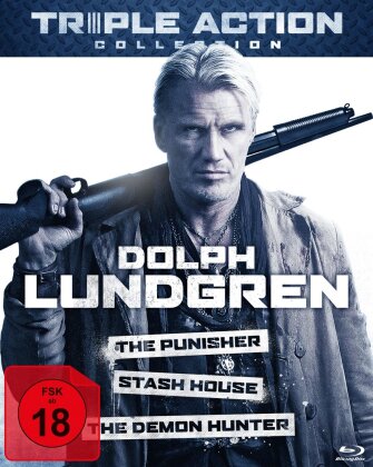Dolph Lundgren Triple Action Collection - The Punisher / Stash House / The Demon Hunter (3 Blu-rays)