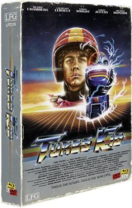 Turbo Kid (2015) (VHS-Edition, Cover A, Limited Edition, Blu-ray + 2 DVDs + 2 CDs)