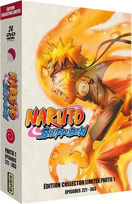 Naruto Shippuden - Partie 1 - Épisodes 221-363 (Coffret format A4, Édition Collector Limitée, 24 DVD)