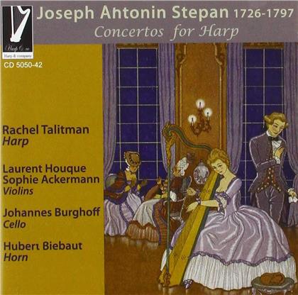 Josef Antonin Stepan (1726-1797), Hubert Biebaut, Laurent Houque, Sophie Ackermann, Johannes Burghoff, … - Concertos For Harp