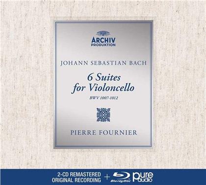Johann Sebastian Bach (1685-1750) & Pierre Fournier - Cello Suites - Blu-ray Pure Audio (2 CDs + Blu-ray)