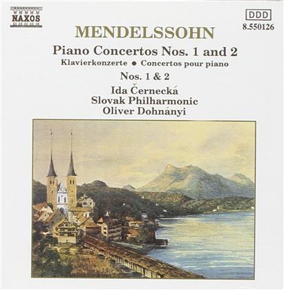 Felix Mendelssohn-Bartholdy (1809-1847), Ida Cernecka & Slovak Philharmonic - Piano Concertos 1 & 2