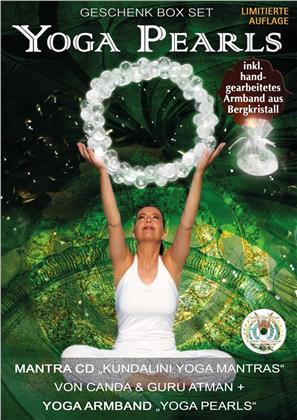 Canda & Guru Atman - Yoga Pearls Geschenk Box - CD „Kundalini Yoga Mantras“ + Yoga Armband „Yoga Pearls“