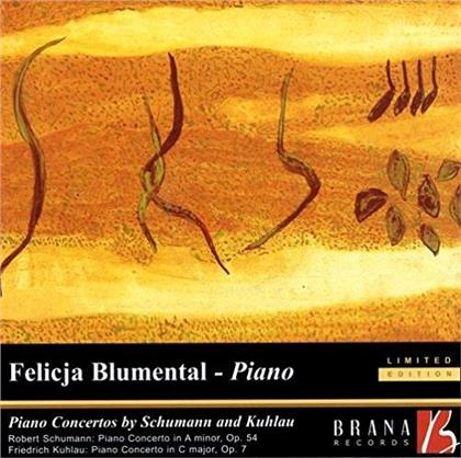 Felicja Blumental, Robert Schumann (1810-1856), Camille Saint-Saëns (1835-1921) & Friedrich Kuhlau (1786-1832) - Piano Concertos