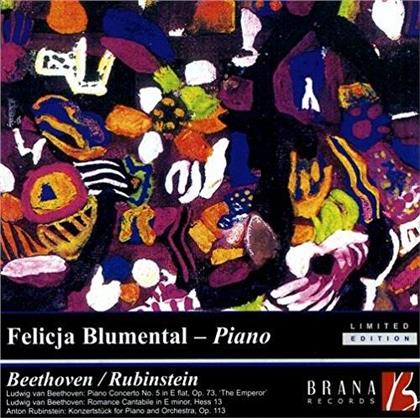 Felicja Blumental, Ludwig van Beethoven (1770-1827) & Anton Rubinstein (1829-1894) - Piano Concert No 5 / Romance Cantabile