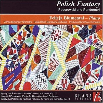 Felicja Blumental, Ignacy Jan Paderewski (1860-1941) & Krzysztof Penderecki (*1933) - Polish Fantasy