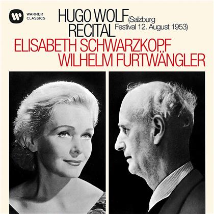 Hugo Wolf (1860-1903), Elisabeth Schwarzkopf & Wilhelm Furtwängler - Recital Salzburg 12.8.1953