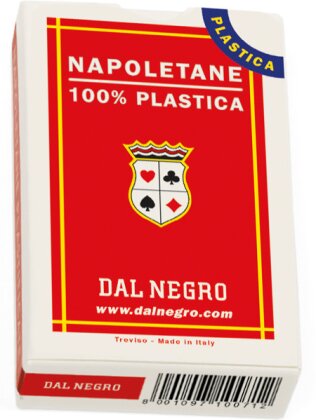 Napoletane, rot - italienische Spielkarten,