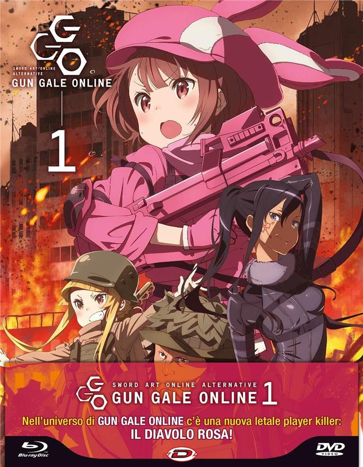 Sword Art Online Alternative - Gun Gale Online - Stagione 1 - Box 1/2 (Digipack, Limited Edition, Blu-ray + DVD)