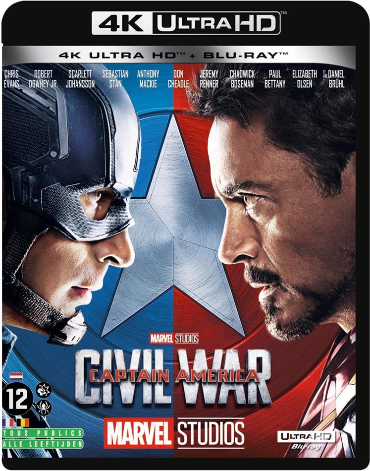 Captain America 3 - Civil War (2016) (4K Ultra HD + Blu-ray)