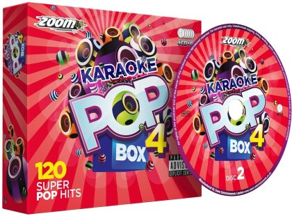 Pop Box 4 Party Pack - 120 Songs (CD+G) - Zoom Karaoke (6 CDs)